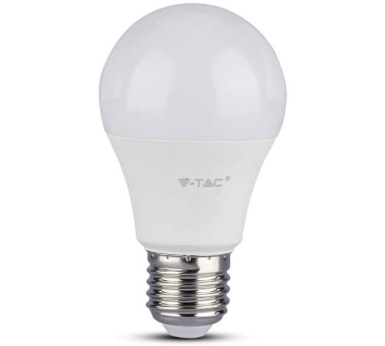 Светодиодная лампа V-TAC VT-2099 А60, 9Вт, Е27, 220В, 4000К 7261 1