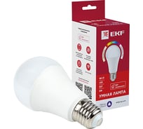 Умная LED лампа EKF HomeConnect 8W, WIFI, RGBW, E27 slwf-e27-rgbw