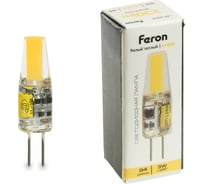 Лампа светодиодная FERON (3W) 12V G4 2700K JC, LB-42 51170 35407692