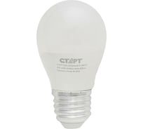 Светодиодная лампа в колбе лон теплый свет СТАРТ ECO LEDSphereE27 10W 30 FP