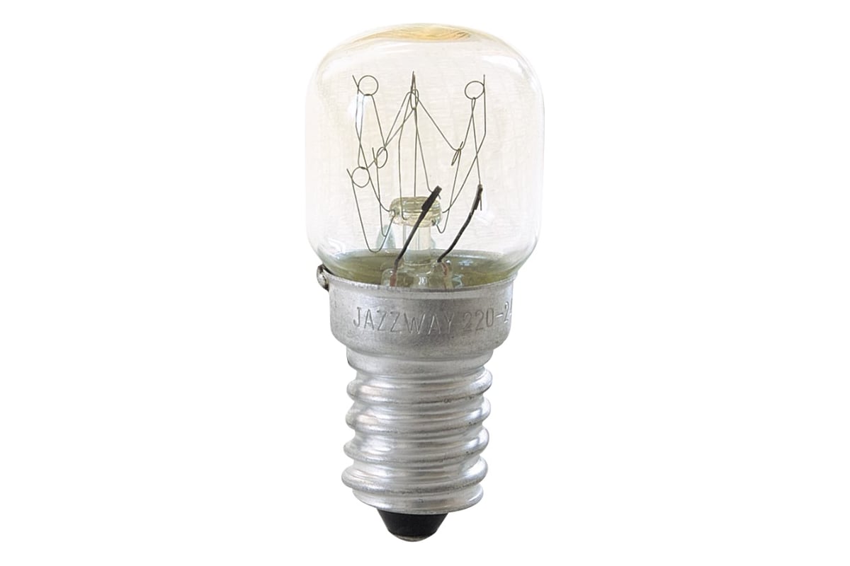 Лампа накаливания Jazzway Т22 15Вт Е14 220В 300гр для духовок 3329136 ...