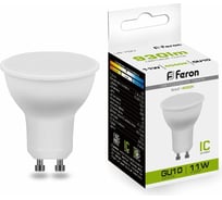 Светодиодная лампа FERON LB-760, 11W, GU10 4000K 230V MR16 38141 18248665