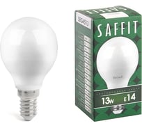 Светодиодная лампа SAFFIT SBG4513 13W 4000K 230V E14 G45 55158 18248653