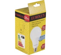 Светодиодная лампа Eurolux LL-E-A80-25W-230-4K-E27 груша, 25Вт, нейтральный, Е27 76/2/76