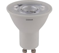 Светодиодная лампа OSRAM LED STAR, PAR16, 5Вт, GU10 370 Лм, 3000 К, теплый белый свет 4058075403376