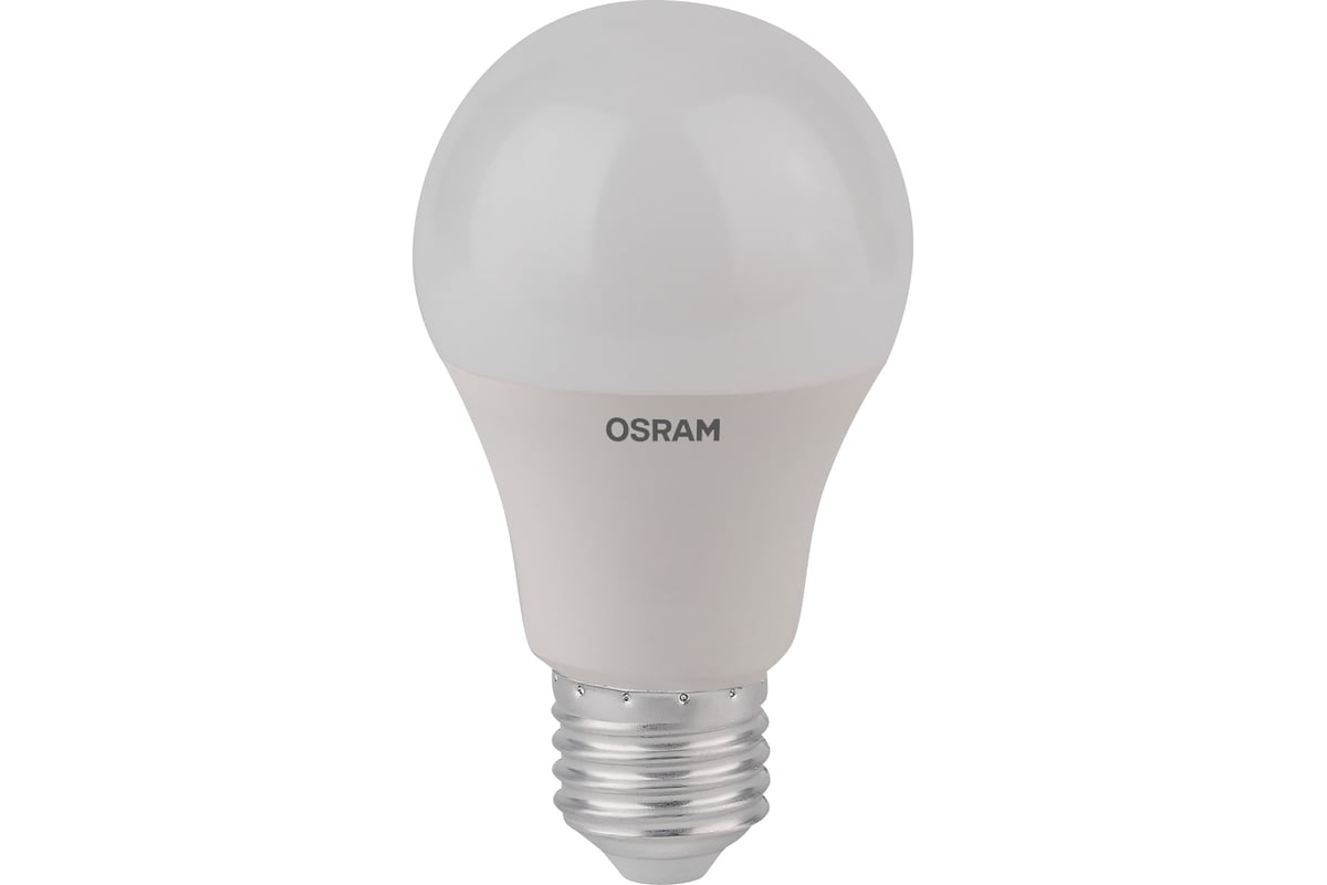 Светодиодная лампа OSRAM LED STAR A Стандарт 7Вт E27 600 Лм 4000 К  Нейтральный белый свет 4058075096417