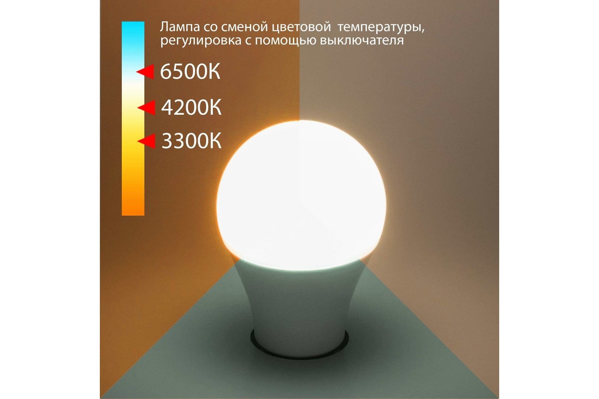 Светодиодная лампа Elektrostandard BLE2745 Classic LED, D, 13W,  3300/4200/6500K, E27, А60 a053389