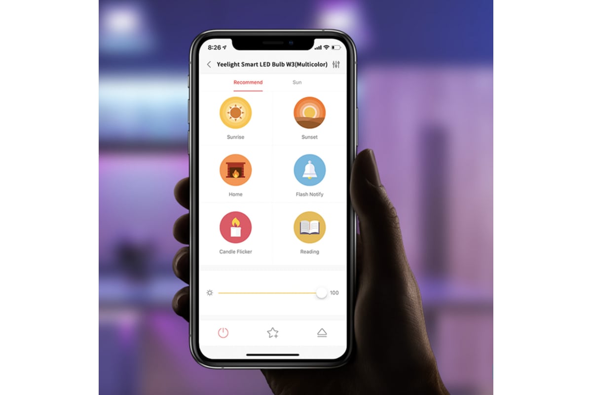 Умная лампочка Yeelight Smart LED Bulb W3 Multiple color YGYC0420001WTEU -  выгодная цена, отзывы, характеристики, фото - купить в Москве и РФ