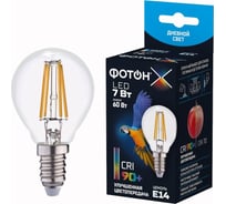 Светодиодная лампа ФОТОН LED FL P45-C 7W E14 4000K, серия Х 24001 19901506