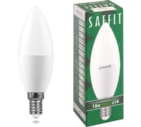 Светодиодная лампа SAFFIT SBC3715 Свеча E14 15W 6400K, 55207 20134138