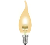 Галогенная лампа Uniel CL/E14 flame gold HCL-28 4120