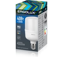 Светодиодная лампа Ergolux LED-HW-40W-E27-6K серия PRO 40Вт E27 6500К 150-260В 14328