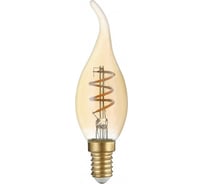 Лампочка HIPER LED FILAMENT FLEXIBLE TAIL CANDLE 4W 180Lm E14 1800K AMBER HL-2209