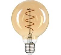 Лампочка HIPER LED FILAMENT FLEXIBLE G80 6W 420Lm E27 80125 2200K AMBER HL-2220