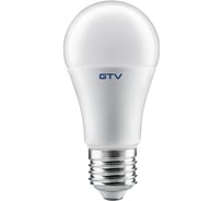 Лампочка GTV LED A60, SMD2835, 4000K, E27, 12W, AC175-250V, 200, 1100lm LD-PN2A60-12