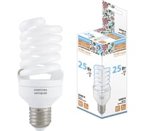 Люминесцентная лампа TDM НЛ-FSТ2-25 Вт-6500 К–Е27 54x126 мм Народная SQ0347-0064 20830497