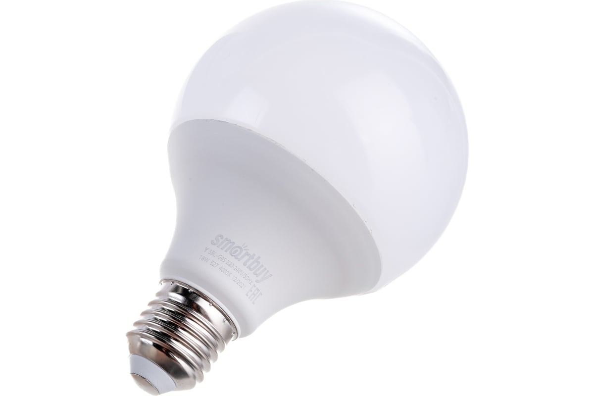 Светодиодная LED лампа Smartbuy G95-18W00/E27 SBL-G95-18-40K-E27 ...