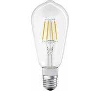 Умная Bluetooth лампа LEDVANCE SMART+ Filament Edison Dimmable 60 6 W/2700K E27 4058075208575