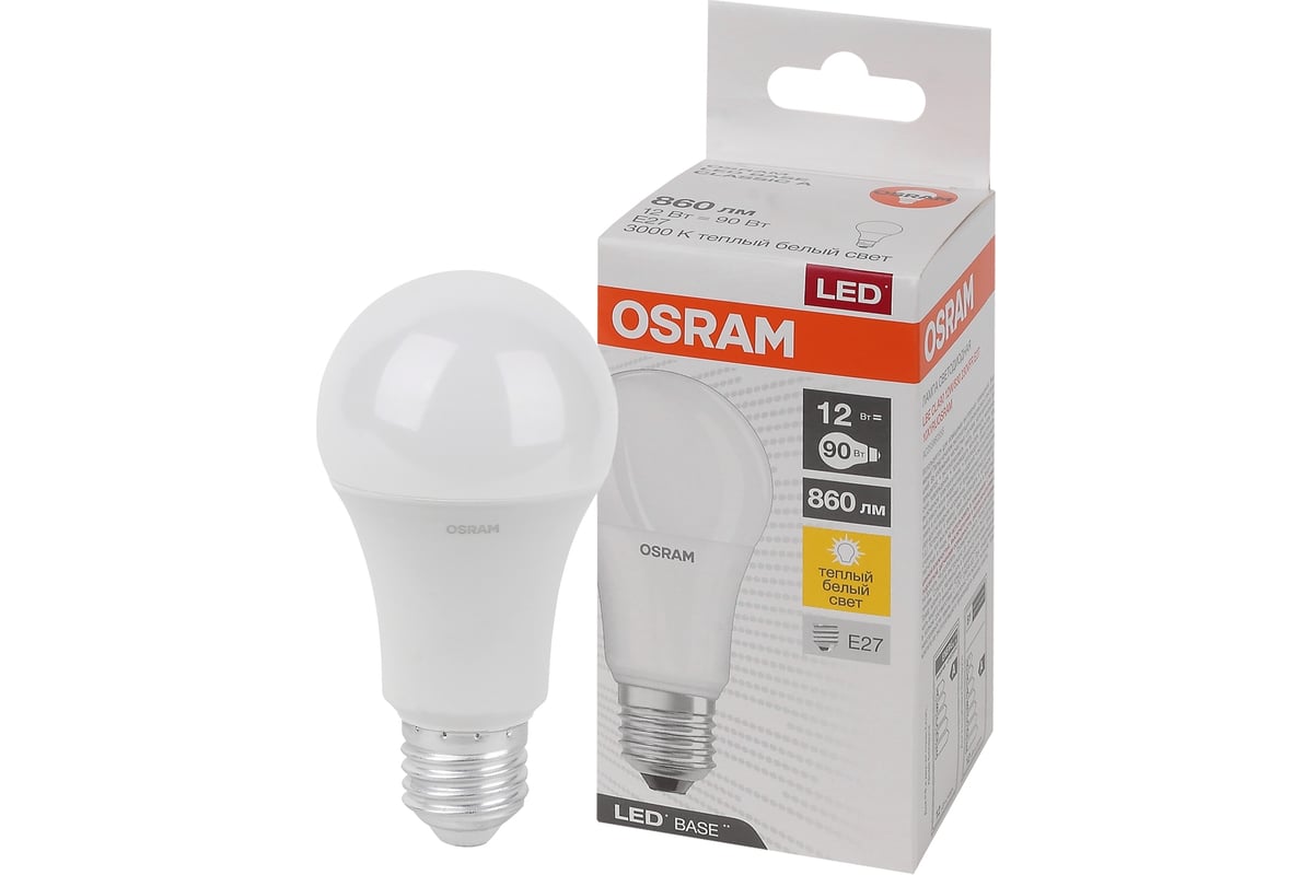 Светодиодная лампа OSRAM LBE CLA90 12W/830 230VFR E27 10X1RU