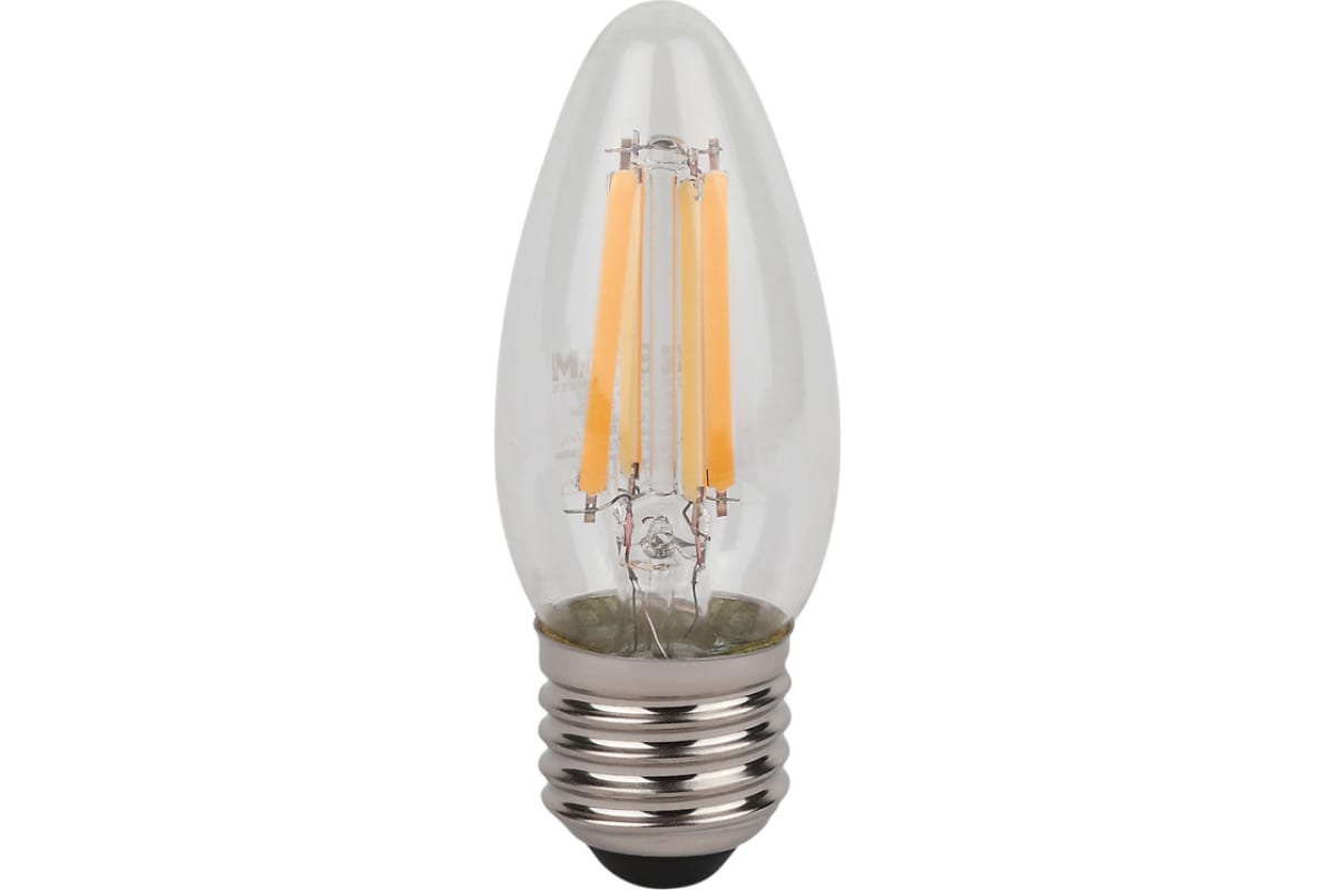 Светодиодная филаментная лампа LSCLB75 6W/827 230V FILCL E27 10x1 Osram .