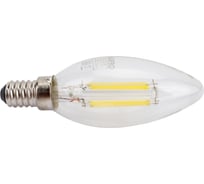 Светодиодная филаментная лампа Osram LS CLB40 4W/865 230V FILCL E14 10x1 4058075687943