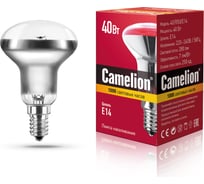 Зеркальная электрическая лампа накаливания MIC Camelion 40/R50/E14, 8977 15084410