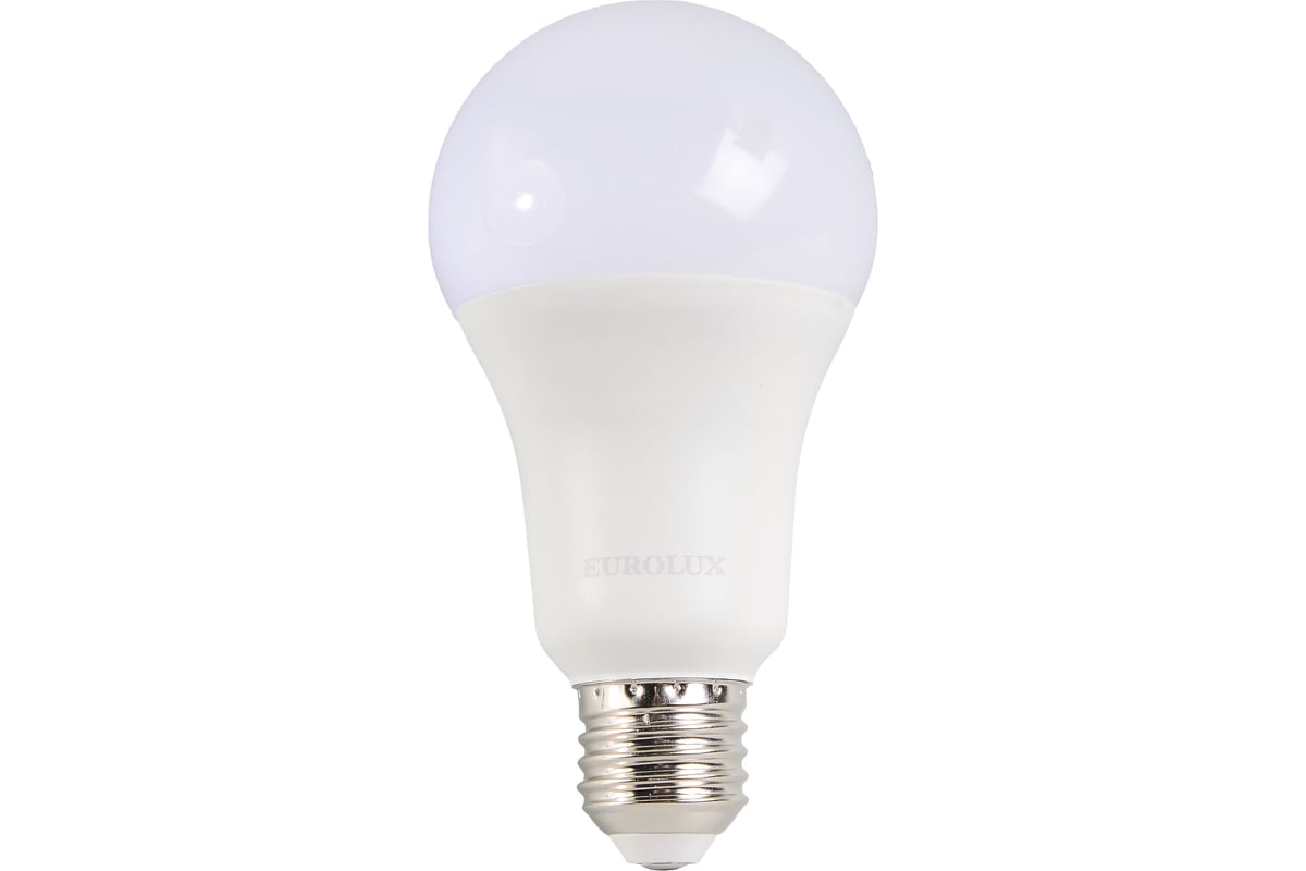 Светодиодная лампа Eurolux LL-E-A70-20W-230-6K-E27 груша, 20Вт ...