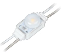 Светодиодный модуль MAKSILED 0.36Вт, 12В, IP67, SMD2835 1LED, 33лм, холодный белый, 50 шт./упаковка ML-M1HL-L-2835-W-LP 23668179