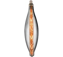 Светодиодная филаментная лампа HOROZ ELECTRIC БОЛЬШАЯ ELLIPTIC XL 8W, Титановый, E27, 220-240V 001-054-0008 24355239