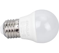 Светодиодная лампа Ergolux LED-G45-10W-E27-4K (Шар 10Вт E27 4500K 220-240В ПРОМО) 14546