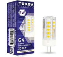 Светодиодная лампа TOKOV ELECTRIC 5Вт Capsule 3000К G4 220-240В TKE-G4-5-3K