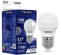 Светодиодная лампа TOKOV ELECTRIC 10Вт G45 4000К Е27 176-264В TKE-G45-E27-10-4K