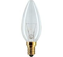 Лампа накаливания B35 60W E14 230V CL PHILIPS 871150001167150