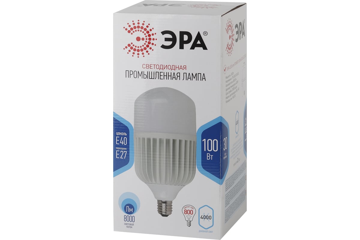Светодиодная лампа ЭРА STD LED POWER T160100W4000E27/E40 Е27 / Е40 100 ...