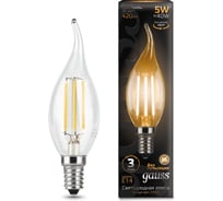 Лампа Gauss LED Filament Candle tailed E14 5W 2700K SQ 104801105 15629504