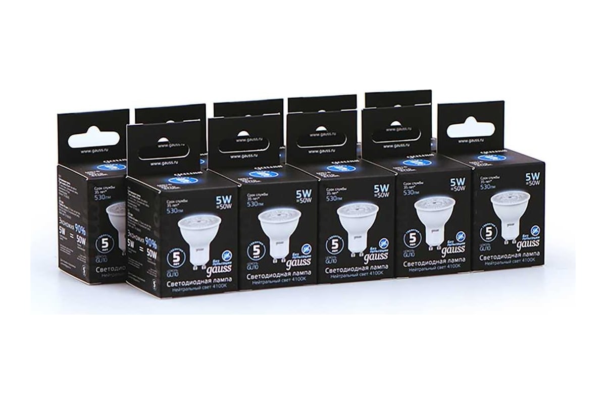 Gauss led mr16 gu10 7w 3000k 1/10/100. лампа led a60 7w e27 4100k gauss elementary 23227а. лампа gauss 102402107. лампа gauss led 7w 4100k.