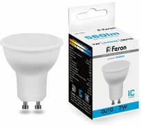 Светодиодная лампа FERON 80LED 7W 230V GU10 6400K, LB-26 25291 15745565