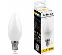 Светодиодная лампа FERON 9W 230V E14 2700K, LB-570 25798 15745530