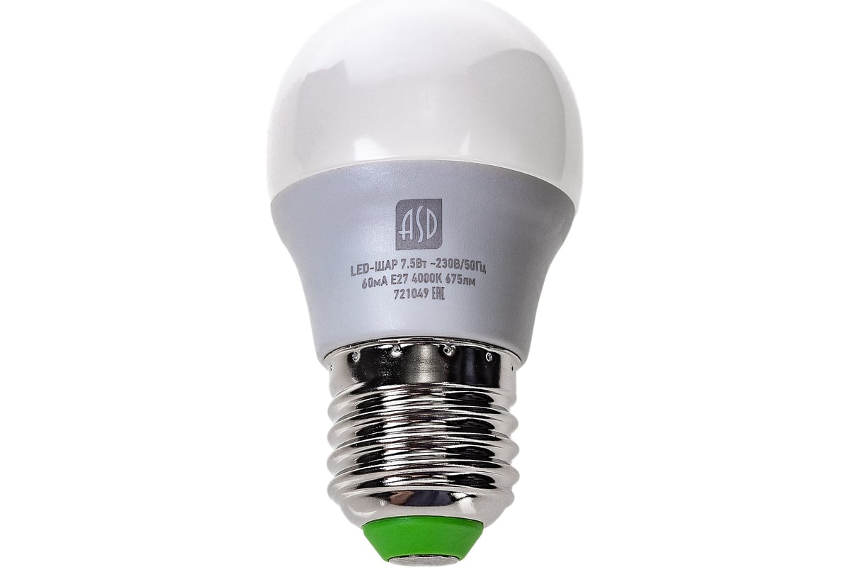 As led. Лампа светодиодная шар 5вт е27 4000к led-шар-standard asd. лампа asd led-r63-std 4690612001593. led шар standard 7.5 вт. лампа led asds 12-24v.