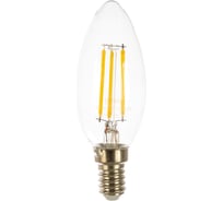 Лампа Gauss Filament Свеча диммируемая E14 5W 450lm 4100К LED 103801205-D 15869283