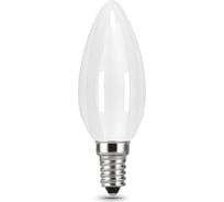 Лампа Gauss LED Filament Свеча OPAL E14 5W 420Лм 2700К SQ 103201105 15869300