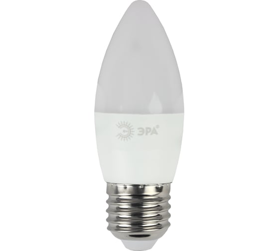 Светодиодная лампа ЭРА ECO LED B35-6W-827-E27, свеча, теплый Б0020620 - выгодная цена, отзывы, характеристики, фото - купить в Москве и РФ