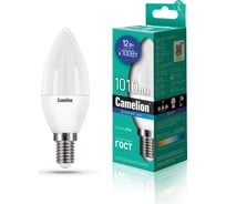 Светодиодная лампа Camelion LED12-C35/865/E14 12Вт 220В 13691 15906502