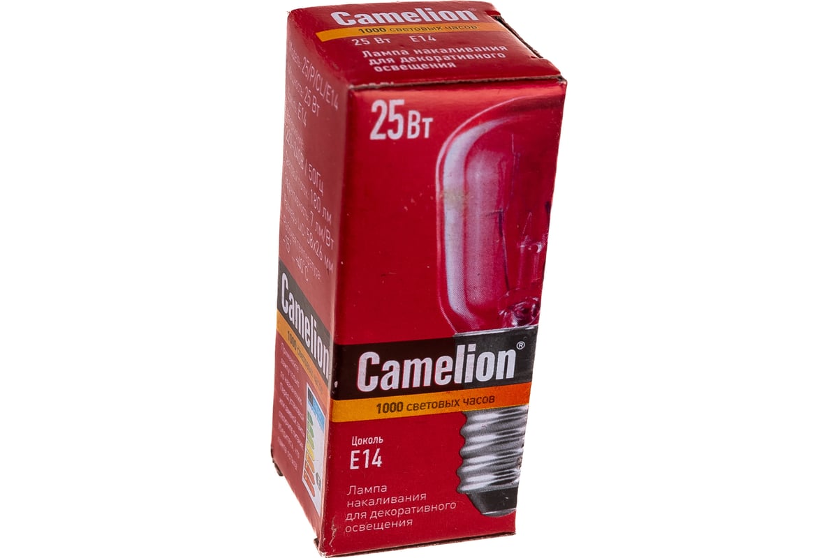 Мини-лампа накаливания Camelion 25/P/CL/E14 Т26 13649 - выгодная цена ...