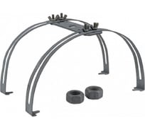 Держатель молниеприемника Protectpro ф 16 мм Н= 1-2 метра на круглый конек сдвоенный 2006