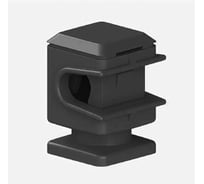 Держатель молниепроводника Protectpro, 6-8мм H=16мм, пластик (черный) (ТП) 4005CZ