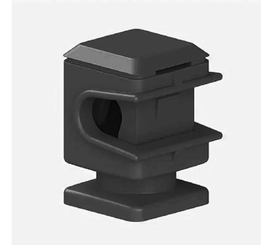 Держатель молниепроводника Protectpro, 6-8мм H=16мм, пластик (черный) (ТП) 4005CZ 1