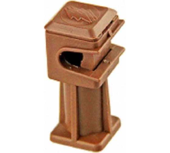 Держатель молниепроводника Protectpro, 6-8мм H=36мм, пластик (корич) (ТП) 4006CZ 1