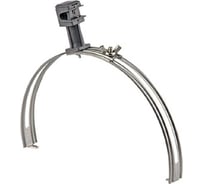 Регулируемый держатель молниепроводника на коньке Protectpro 6-8мм с пластиковым фиксатором, медь 4009 Сu