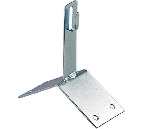 Угловой держатель молниепроводника на коньке Protectpro 8-10мм H=100мм, оцинкованный 4011